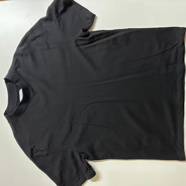 TOPMAN 블랙 헤비웨이트 반팔 티셔츠 M사이즈