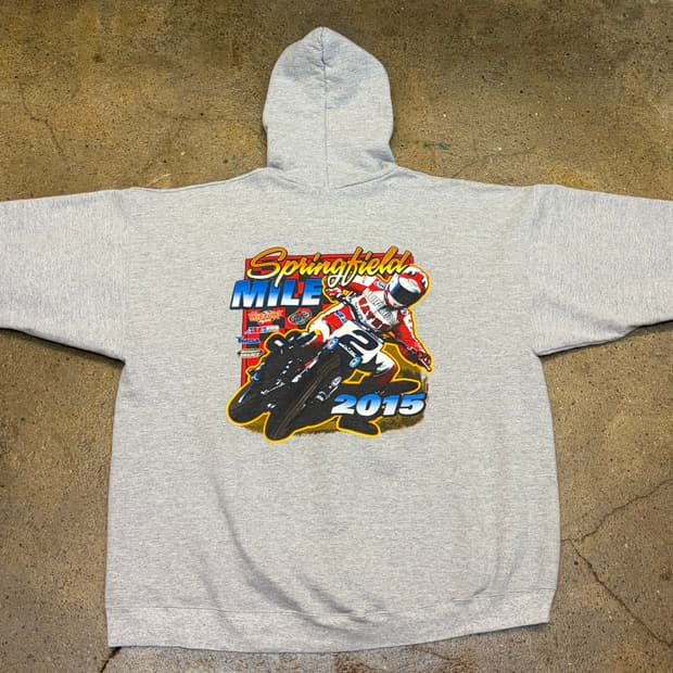 15s 미국 빈티지 할리데이비슨 레이싱 후드티 후드집업