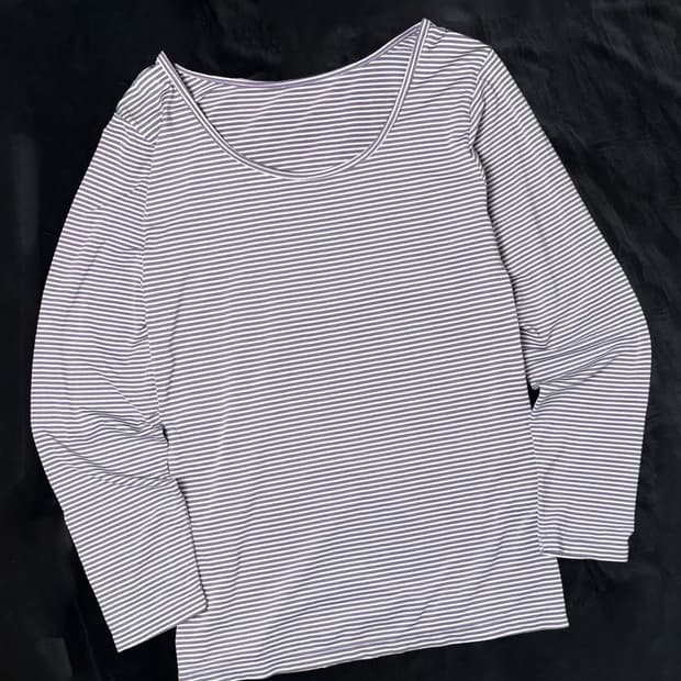 일본빈티지 스트라이프 롱슬리브