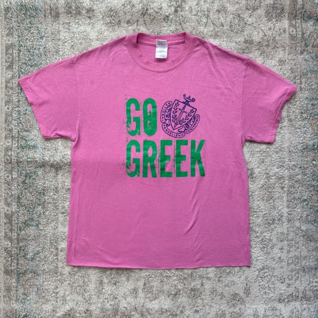 Go Greek Graphic Tee