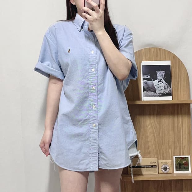 [정품] 폴로 소라 / 멀티포니 솔리드 반팔셔츠 [ L ]