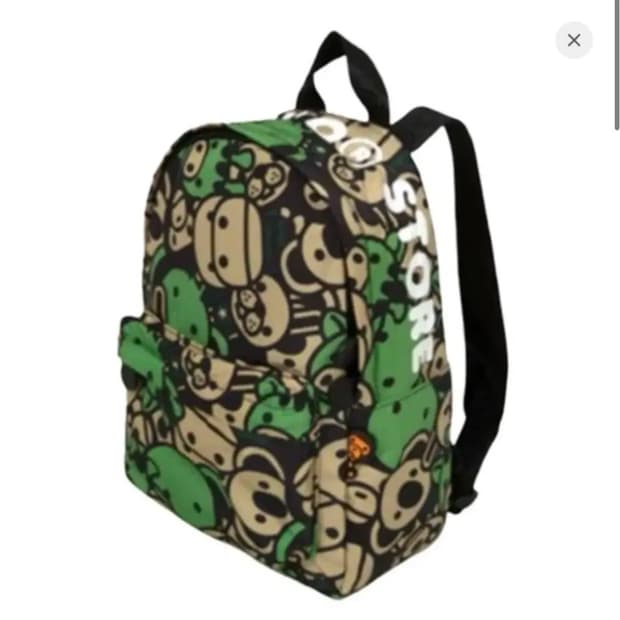 베이프 가방 베이비 마일로 미니 백팩 그린