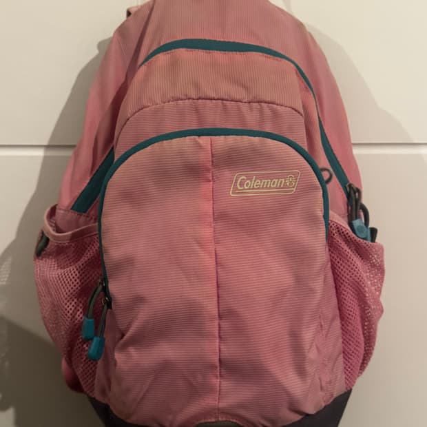 coleman mini backpack (baby pink)