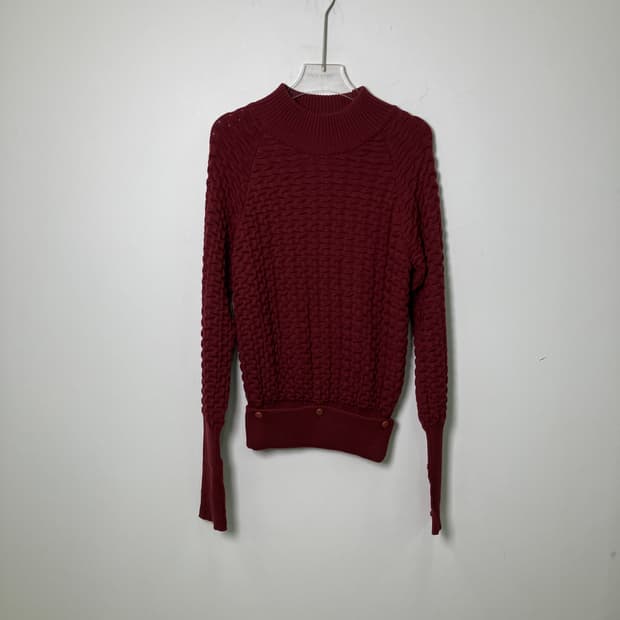 펜디 버건디 니트 & 드레스 올드 모델