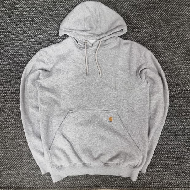 칼하트 그레이 후드티 오버핏