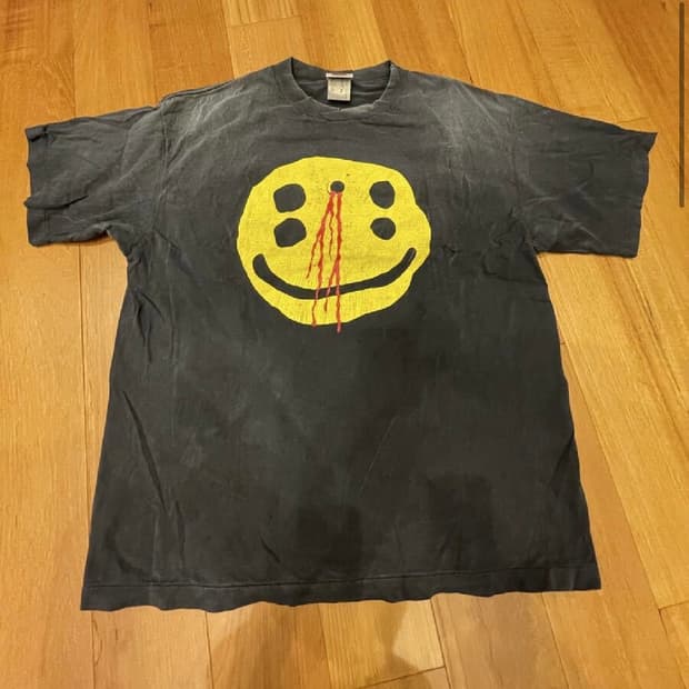 세인트미키엘xcpfm 스마일 티셔츠 xl