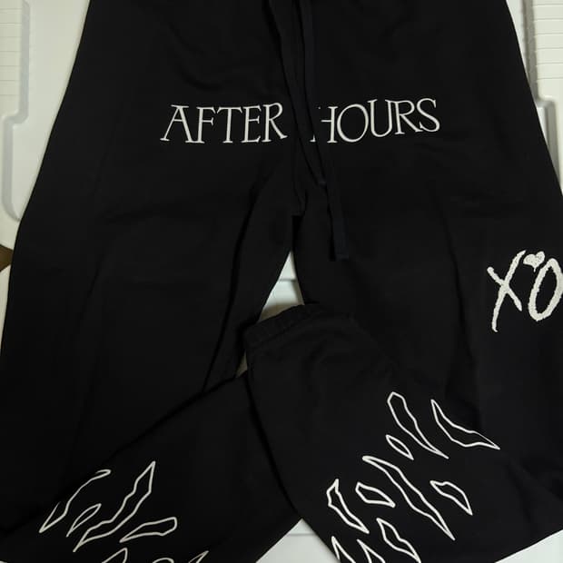 [한정판 MD] 위켄드 AFTER HOURS 스웨트 팬츠 