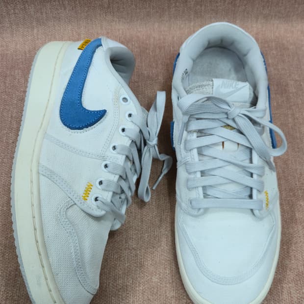 나이키 270mm- 에어 조던 1 레트로로우 SP  유니온 화이트 캔버스