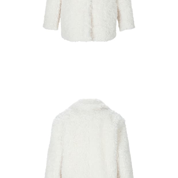 루시르주 플러피 퍼 하프자켓