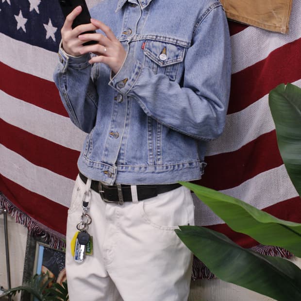 90s USA 리바이스 77597 트러커 자켓