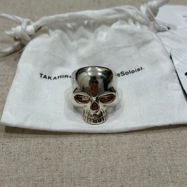 솔로이스트 24aw 스컬 링 (S)