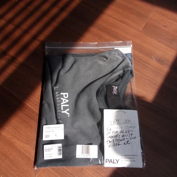 Paly Hollywood Core Logo Tee Black (L)