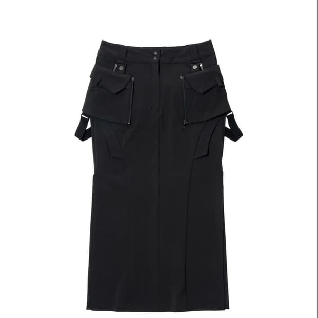 혜인서 카고 스커트 블랙