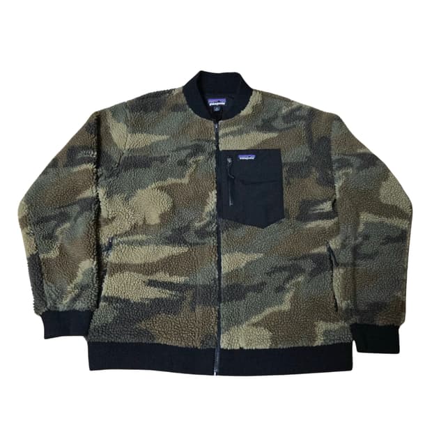 (XL)파타고니아 레트로엑스 카모 봄버 자켓 플리스