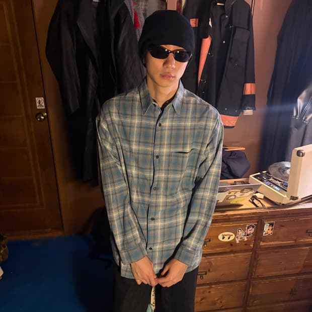 FREAK'S STORE BLUE CHECK SHIRT