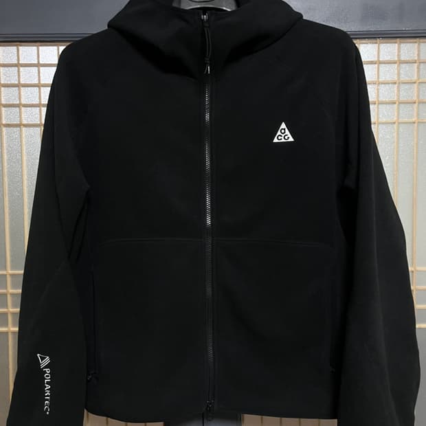 xxl)나이키ACG 울프트리 폴라텍 후드집업 블랙