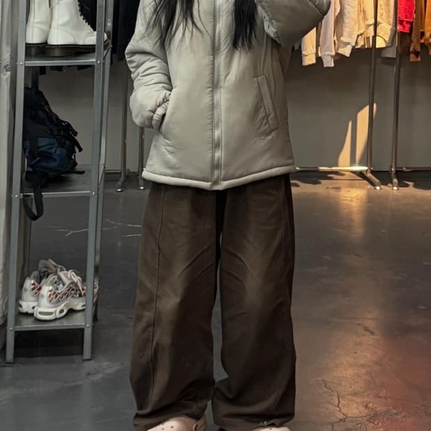 엔조블루스 하프 패딩 자켓 A3145