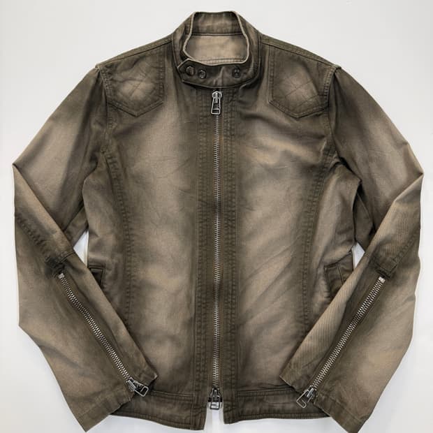 JV 워시드 라이딩자켓