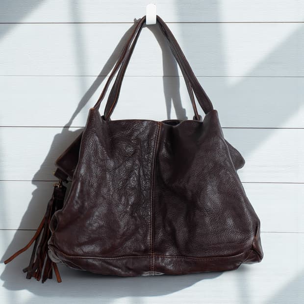 [NIKO AND...] 소프트 브라운 레더 토트백