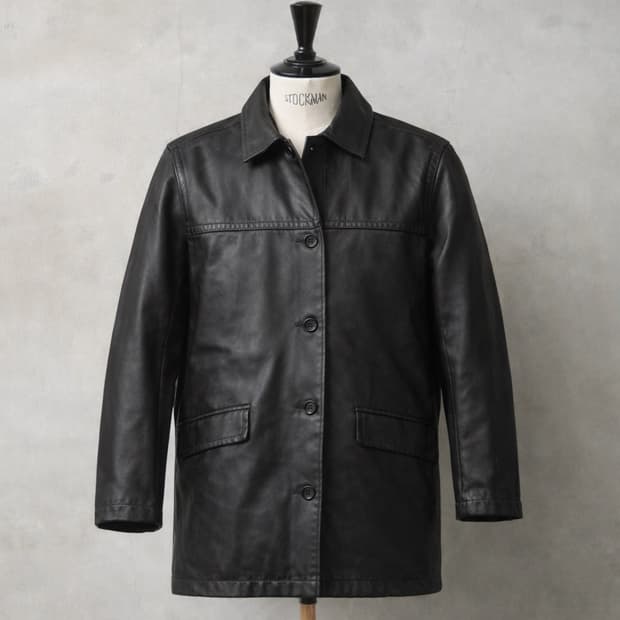 [S] 엘엘빈 ll bean 레더 카코트