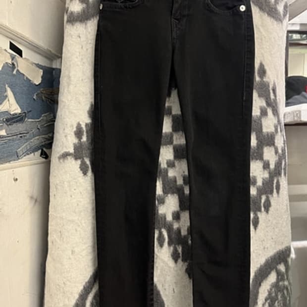 True religion black skinny pants