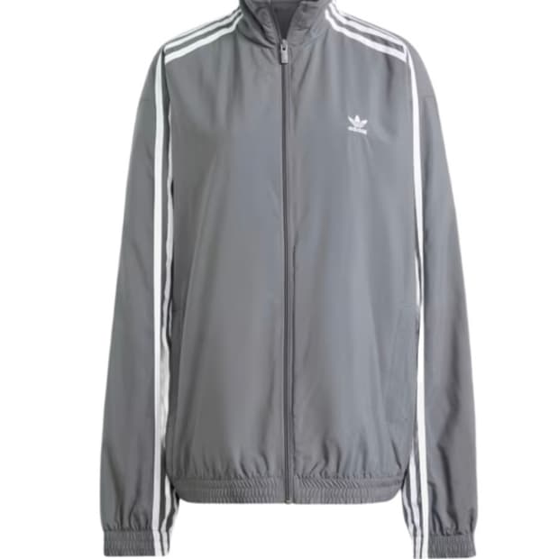 아디다스 아딜레니움 오버사이즈 트랙탑 그레이 파이브 s