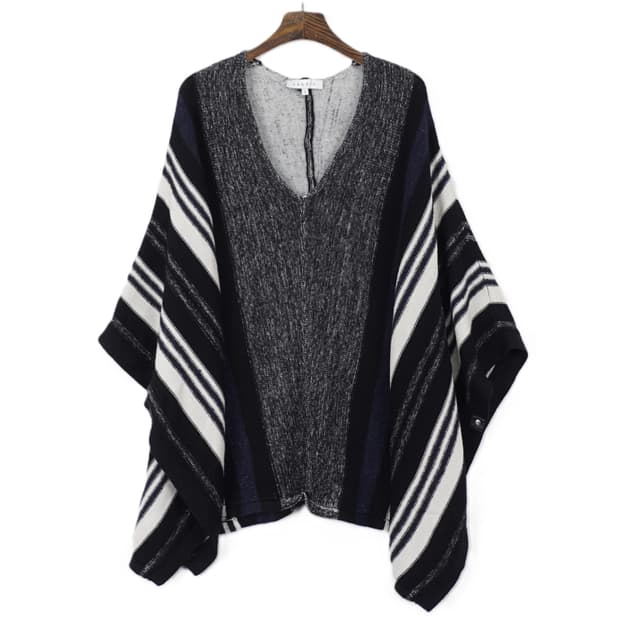 산드로 판초핏 울 니트 FREE