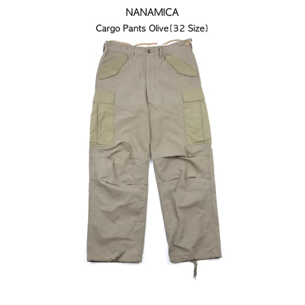 Nanamica 카고 팬츠 올리브