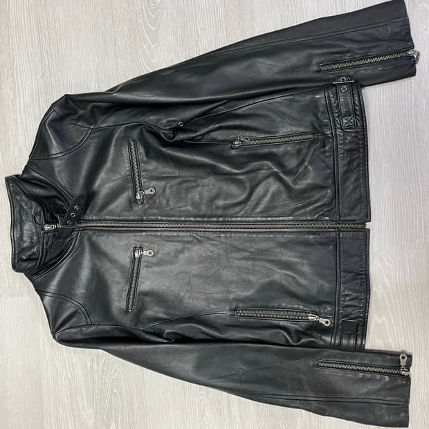 할리데이비슨 양가죽 미니멀라이더자켓 여성XL