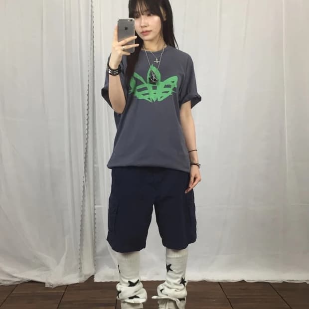 Adidas Originals Green Trefoil Tee