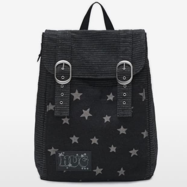 허그유어스킨 스타 데님 백팩