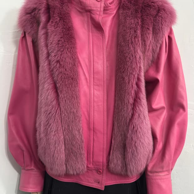super pelle noriko kazuki pink jacket