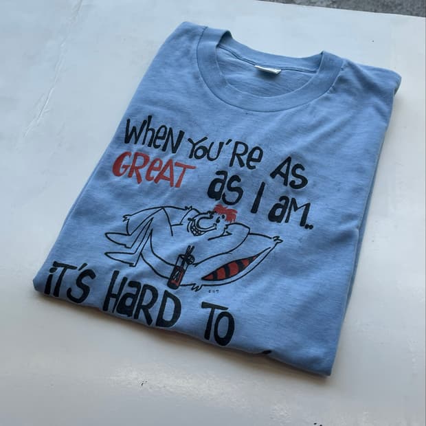 70s USA βItβs hard to be Humble T-shirtβ