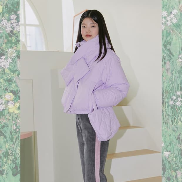 마가린핑거스 퀼팅 머플러 패딩