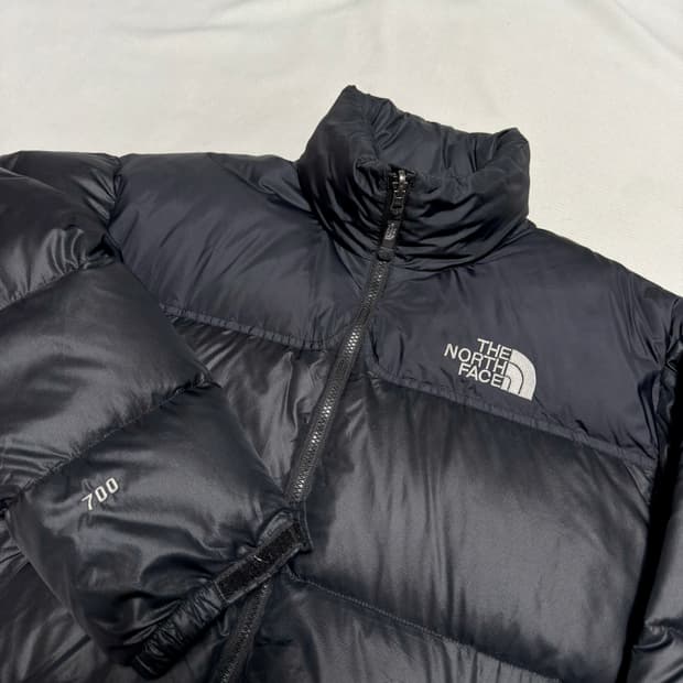 100 노스페이스 눕시 700 블랙 패딩