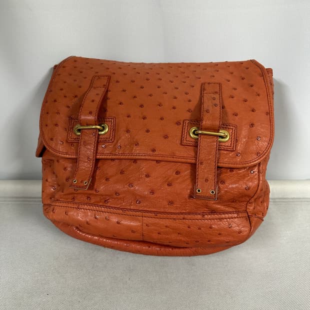 입생로랑 낙타가죽 플립백 오렌지