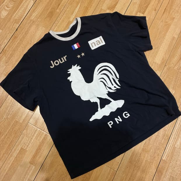 png journal 프랑스 반팔 티셔츠