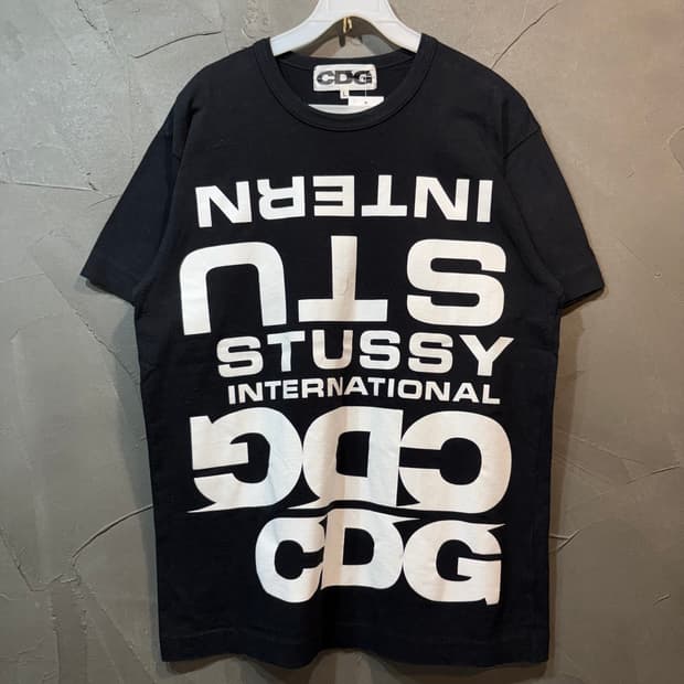 [M] COMME des GARCONS X STUSSY 반팔 티셔츠