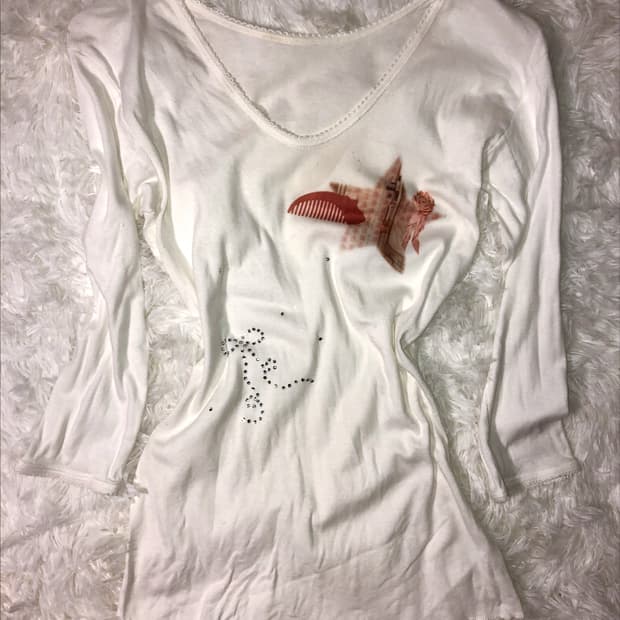 ribbon pink cubic top