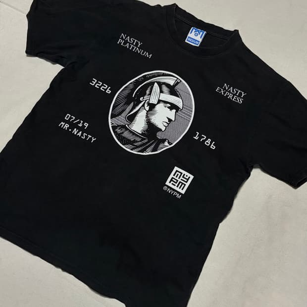 네스티 팜 블랙카드 티셔츠 M