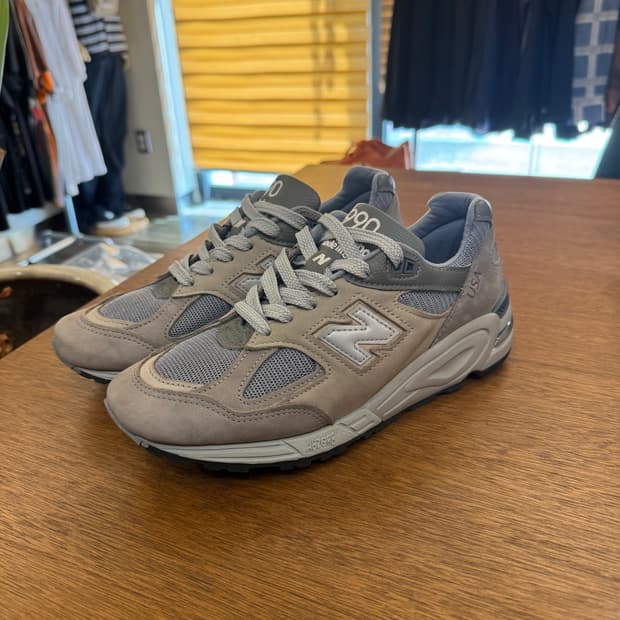 [255mm] 뉴발란스 x 더블탭스 990v2 메이드 인 USA 그레이