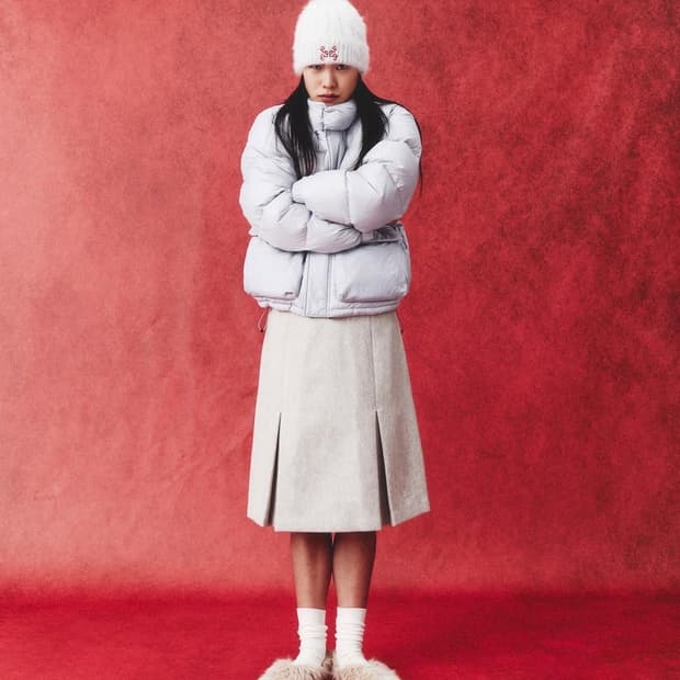 999휴머니티 앙고라 비니 화이트