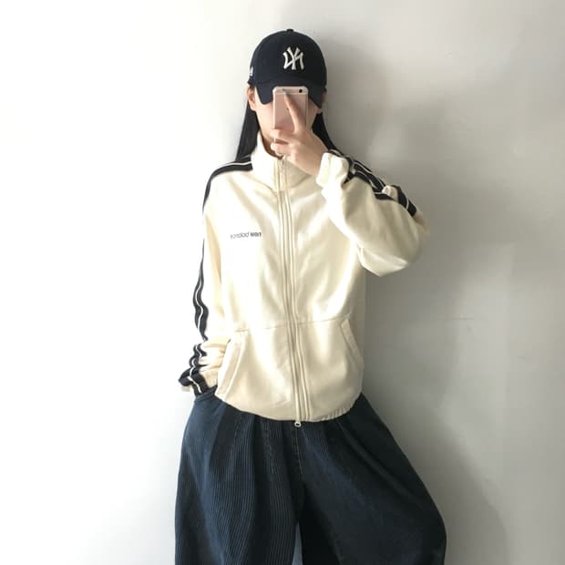 뉴발란스 사이드라인 코튼 집업