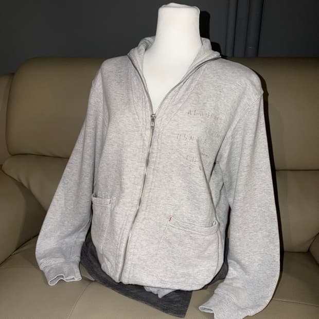 collar detail pocket zip-up