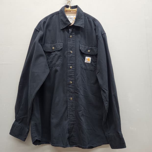 칼하트FR 로고 워크셔츠 M(L~XL)