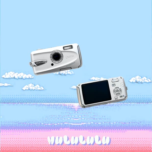 펜탁스 Pentax Optio W30 빈티지 디카