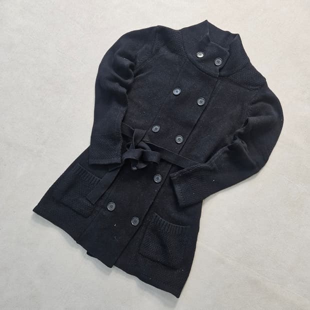 36 라코스테 여성 울 니트 코트 0324Y