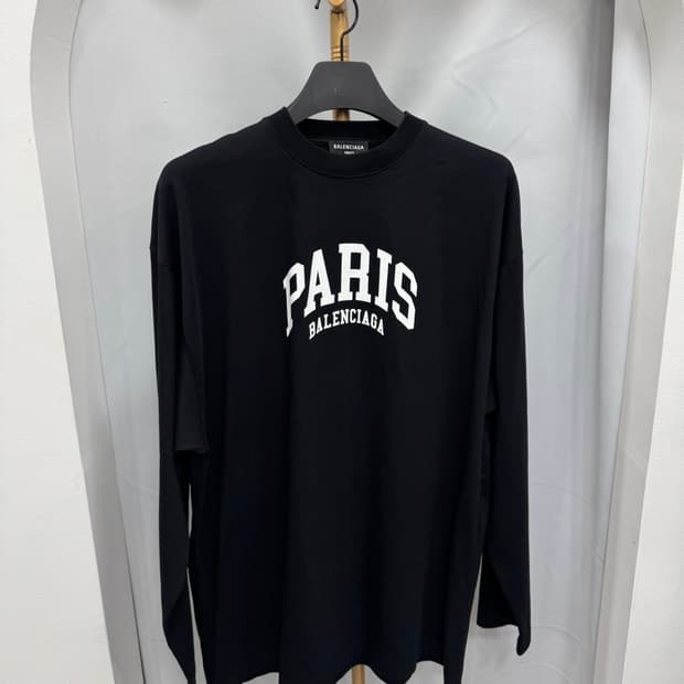 발렌시아가 파리 롱슬리브 티셔츠 2사이즈 
