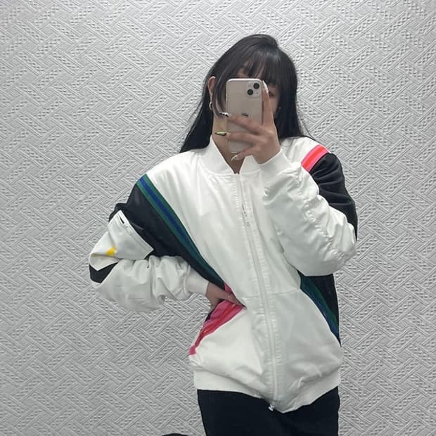 나이키 조던 레트로 윙스 MA-1 봄버 바람막이 자켓 M C08800