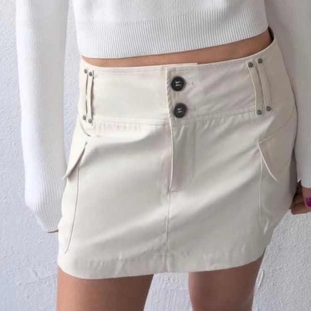 택 ㅇ ) 에이블리 자라 ZARA 포켓 여성 스커트치마 팬츠 아이스 무신